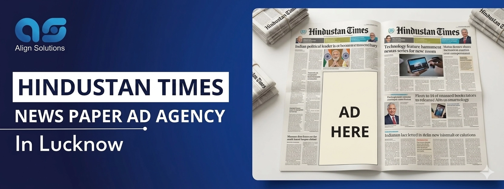Hindustan TIMES News Paper Ad agency in Lucknow- Align Solution
